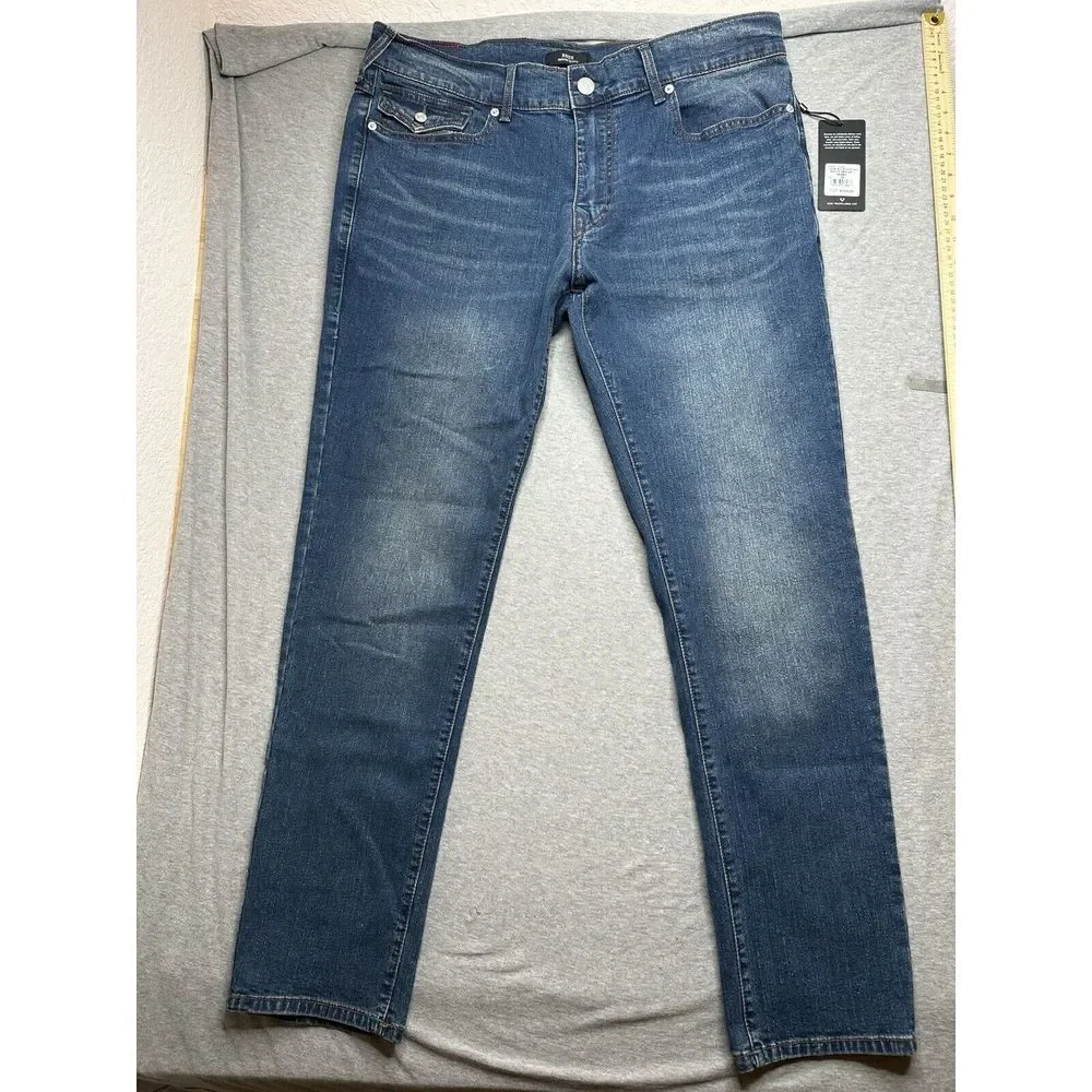 True Religion Jeans Men's Rocco SN Flap Relaxed‎ Skinny Size 36x32  NWT Green